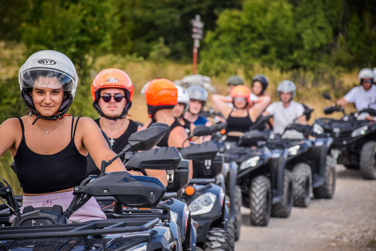 Vanuit Split: ATV Quad bergtocht met picknickTandemtocht met transfer vanuit Split