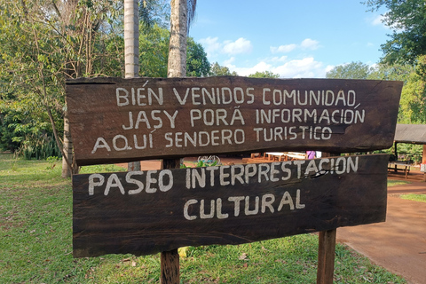 From Hotel BELMOND - Private Tour of the Argentine Falls + Guarani Village