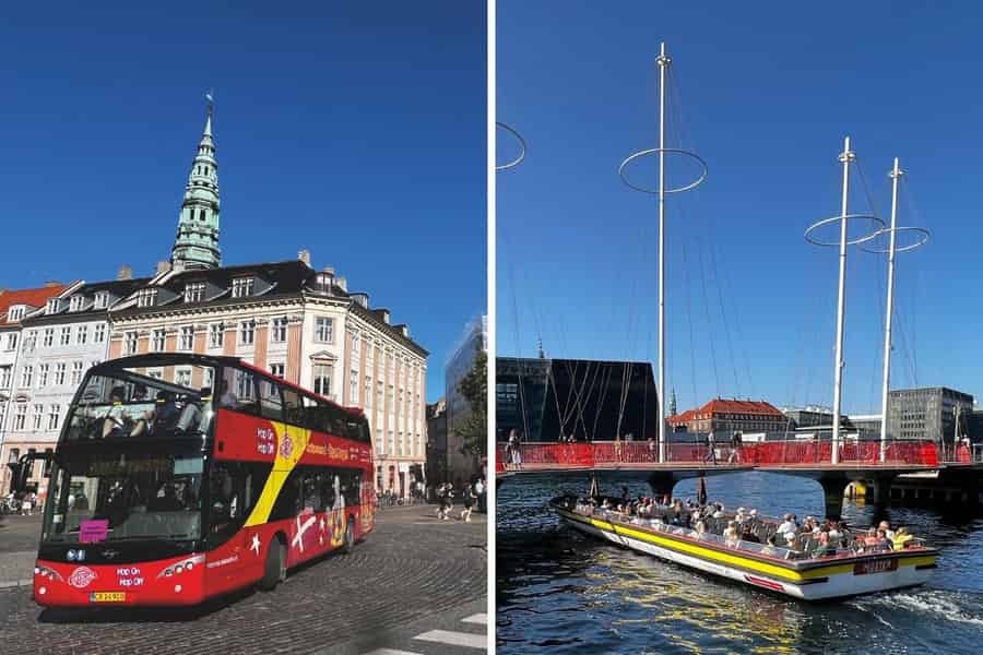 Kopenhagen: Bus- und Bootsticket – 2 in 1. Foto: GetYourGuide