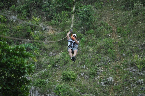 Puerto Plata: Zipline, Damajagua Falls, and City Tour