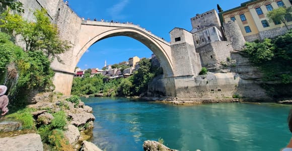 Ab Split und Trogir: Tagestour nach Mostar und zu den Kravica-Wasserfällen