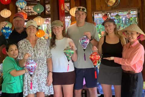 Hoi An: Lantern Making Worshop & Tailor Shopping Family - Image 3