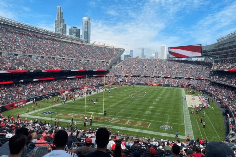 Chicago: Biljett till Chicago Bears fotbollsmatch på Soldier FieldPremium-sittplatser