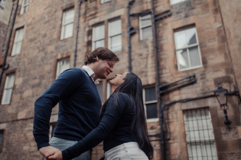 Edynburg: Profesjonalna sesja zdjęciowa romantycznych par