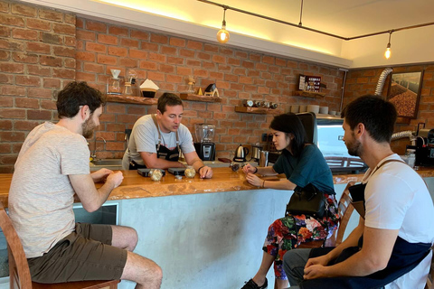 Coffee tasting experience at Terrua Cafe