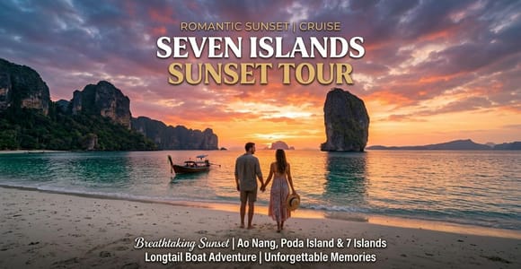 Krabi 7 Islands & Night Swim Experience – Romantic Sea Tour