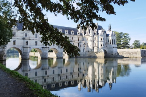 Chenonceau: giro guidato in ebike e pranzo al sacco con vino e formaggioDivertente tour in ebike a Chenonceau con degustazione di vini e formaggi