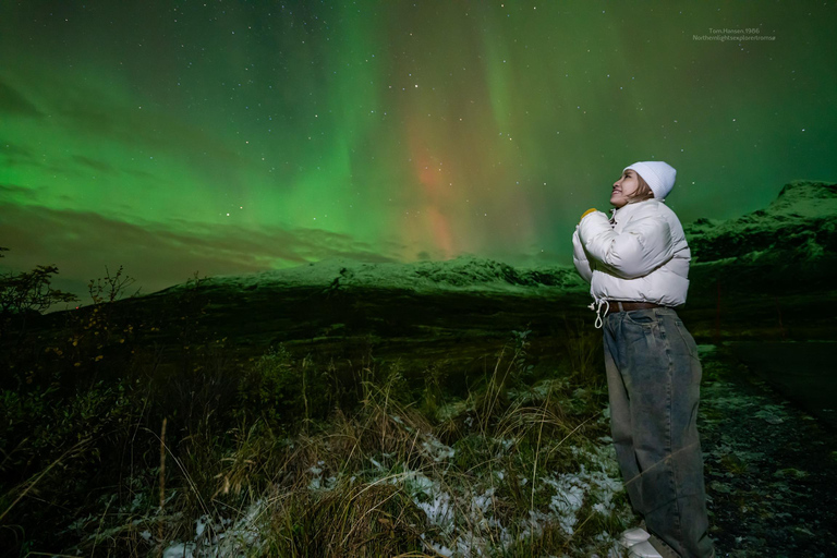 Tromsø:Northern Lights Tour with Photo and Suits.Local Guide Tromsø: Northern Lights Tour with Photos and Warm Suits