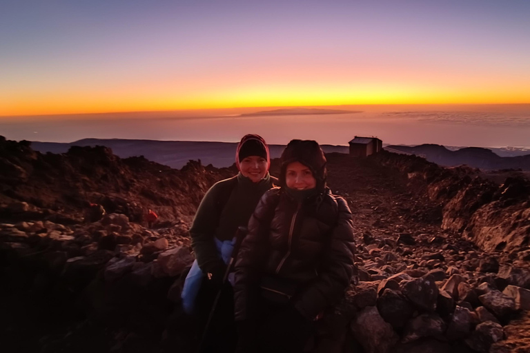 Hiking Summit of Teide by night for a sunrise and a Shadow Climbing Summit of Teide by night for a sunrise and a Shadow