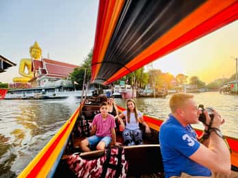 Bangkok: Highlights mit Foodtour & Sonnenuntergang im Wat Arun