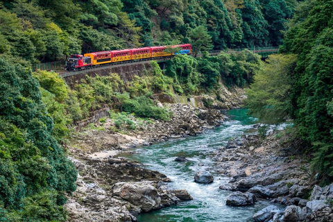Tenryu-ji & Jojakko-ji, Hozugawa Gorge Trolley & Boat Drift From Osaka