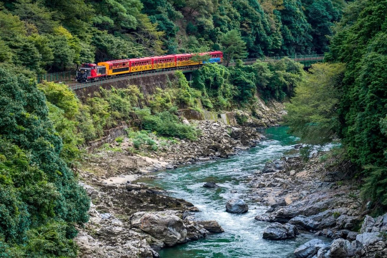 Tenryu-ji & Jojakko-ji, Hozugawa Gorge Trolley & Boat Drift From Osaka