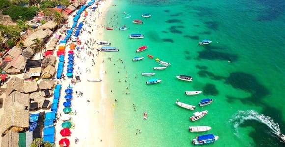 Cartagena: Playa Blanca & Rosario Islands Boat Tour