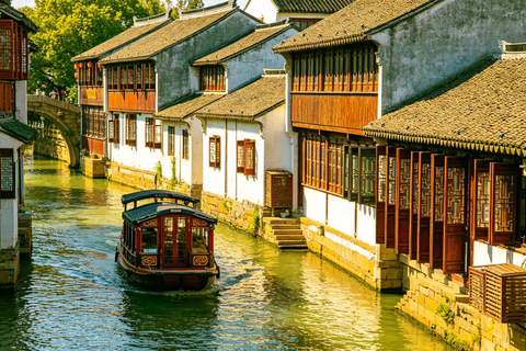 Shanghai: Zhujiajiao Ancient Town Guided Tour Small Group 1-3 Persons (No Private Vehicle)