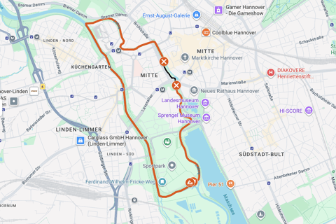 Hanover: Guided Canoe Tour with City Views