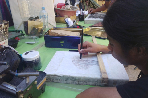 Ville de Oaxaca : Atelier de gravure