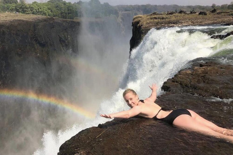 Victoria Falls: Devil's Pool and Livingstone Island Tour