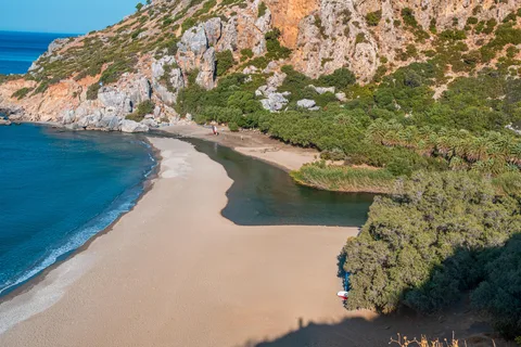 Crete: Preveli Tropical Beach