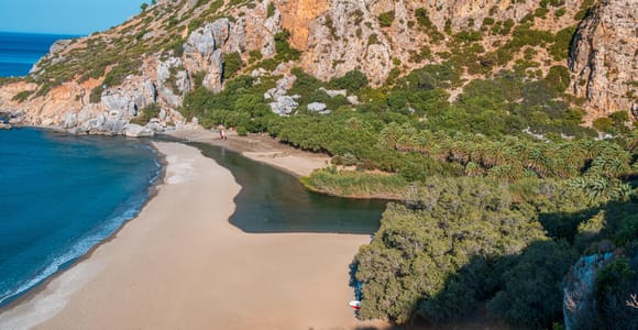 Crete: Preveli Tropical Beach