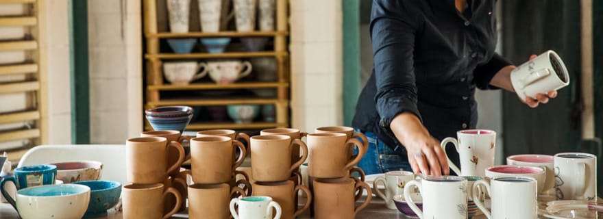 Égine : Cours de céramique avec un potier local