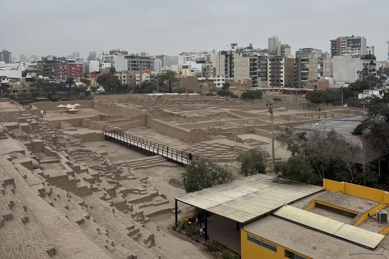 Culture in Lima: Huaca Pucllana and the Historic Center with Catacombs Huaca + Catacombs