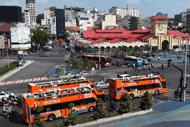 Discover SaiGon: 4-Hour Hop-On Hop-Off Bus with Audio Guide