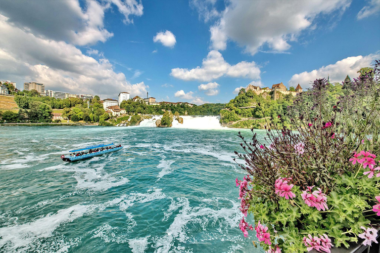 Visite des chutes du Rhin et visite guidée de la ville de Zurich