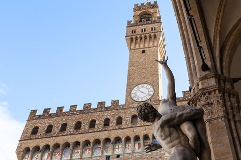 Florence: Walking Tour, Accademia Gallery & Uffizi Gallery Tour in Italian