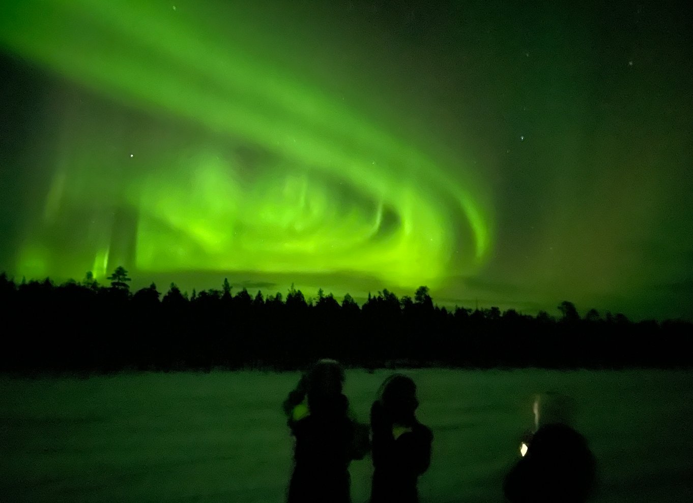 Kiruna: Guidet snescootertur og nordlysjagt