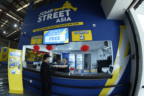 Kuala Lumpur: Jump Street Asia Admission Ticket 2-hour Session - Weekday/Weekend/School Holiday