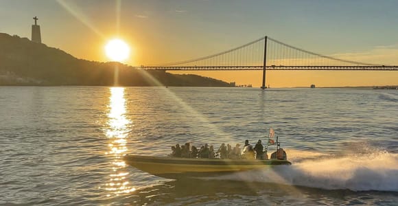 Lisbon Sunset Speedboat Adventure