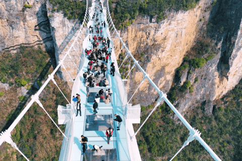 Zhangjiajie: Grand Canyon and Glass Bridge Experience B-Line Ticket (Glass Bridge + Grand Canyon)