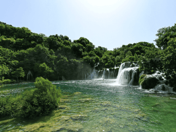Tour guidato a piedi delle cascate di Krka con partenza da Spalato