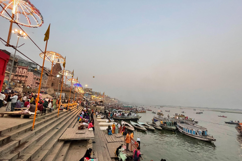 Profound Spiritual Triangle Visit with Varanasi Tour with AC Car + Driver + Tour Guide Only