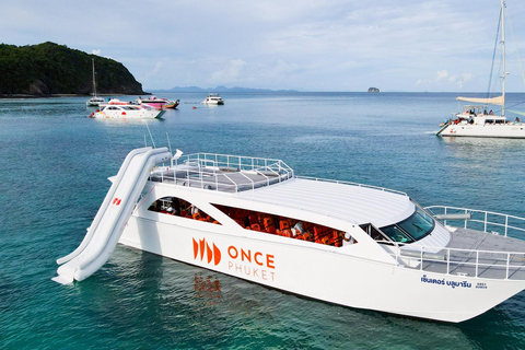 Phuket: Phi Phi Islands Day Trip with Meals & Transfer