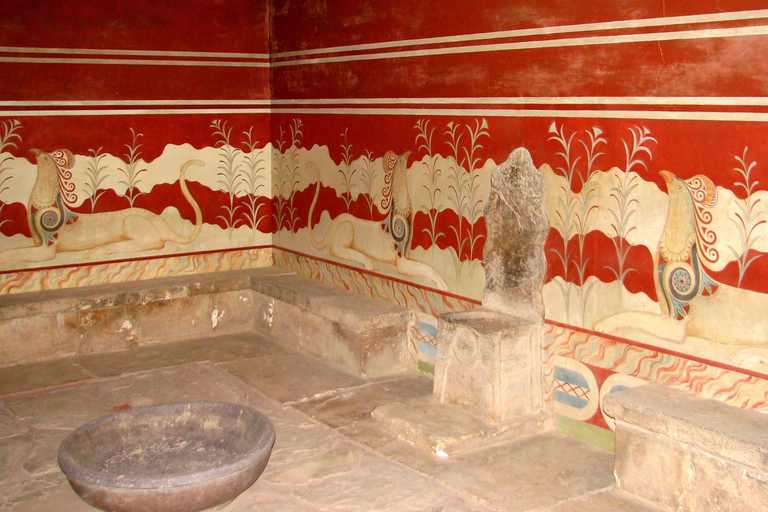 Van Rethymno: Knossos Palace en Heraklion City Day Trip