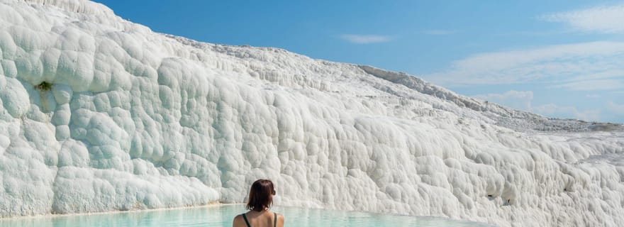 Au départ de Turunc : excursion d'une journée au château de coton de Pamukkale et à Hiérapolis