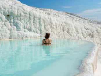 Da Turunc: escursione di un giorno al Castello di Cotone di Pamukkale e Hierapolis