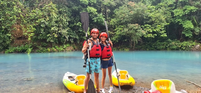 La Fortuna: kajakavontuur op de Rio Celeste met snacks
