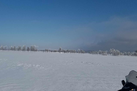 Québec : Visite guidée en motoneigeLocation de motoneige guidée de 1,5 heure