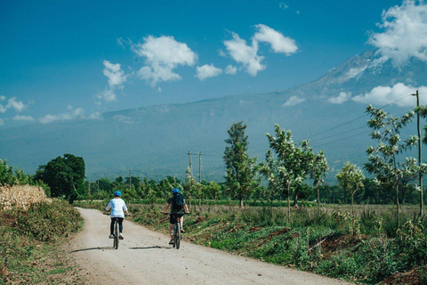 Passeio de bicicleta pelo Monte Kilimanjaro com a cultura Chagga