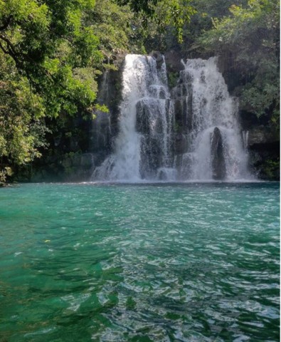 Visit Swim in Perfect Blue Waters! Eau Blue Waterfall Excursion in Mauritius