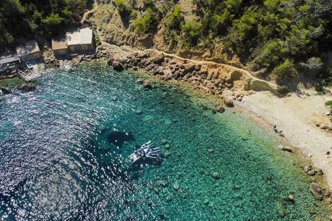 Ibiza: Jet Ski Tour to Portitxol from San Antonio No license