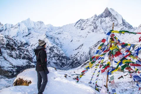 Annapurna: Trekking del Campo Base dell'Annapurna di 5 giorni con sorgenti termali