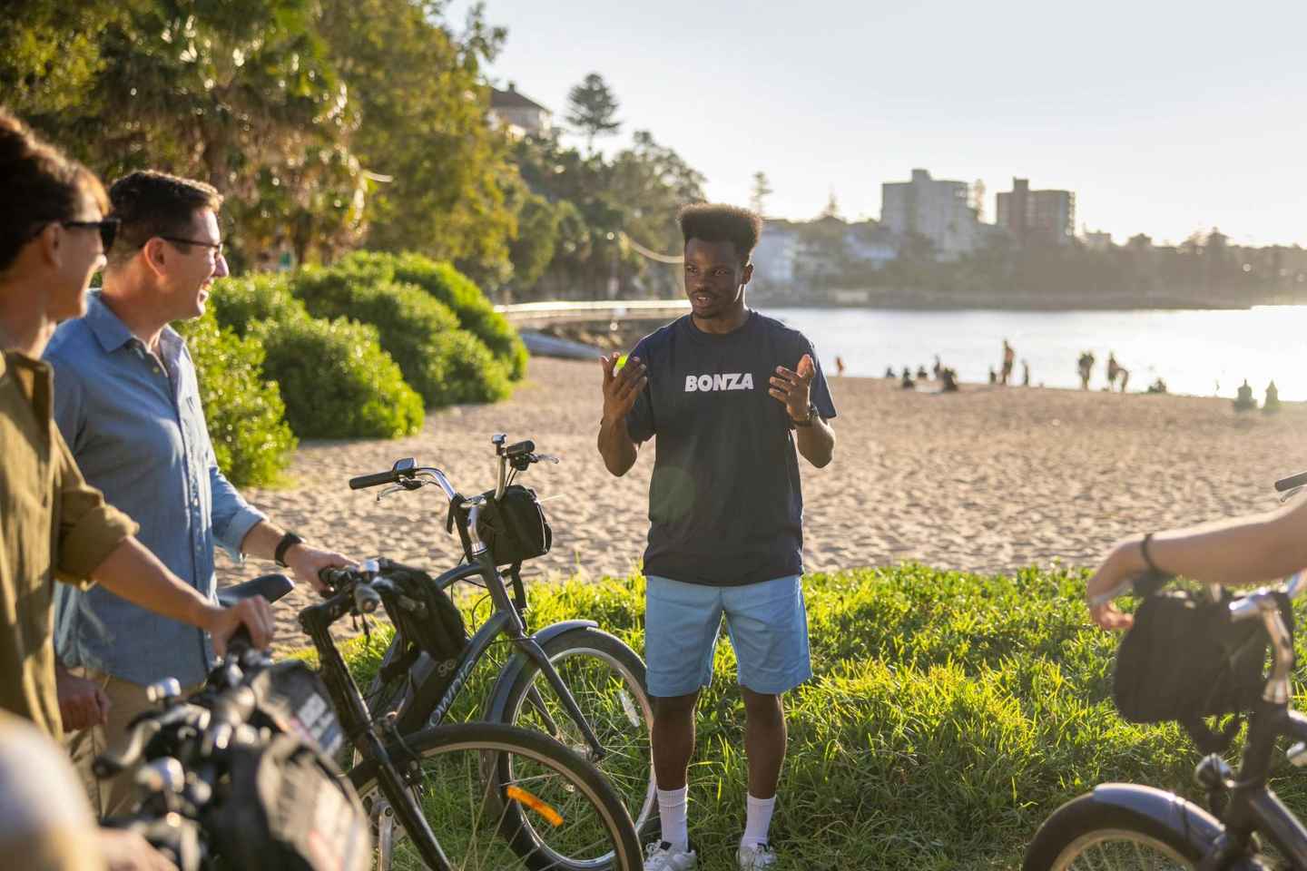 ride carefree on this beachfront afternoon tour