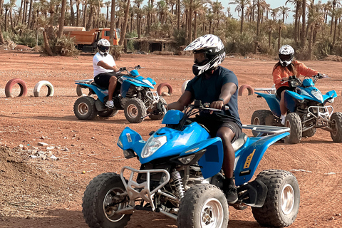 From Marrakech: Palm Grove Quad Bike Tour with Mint Tea