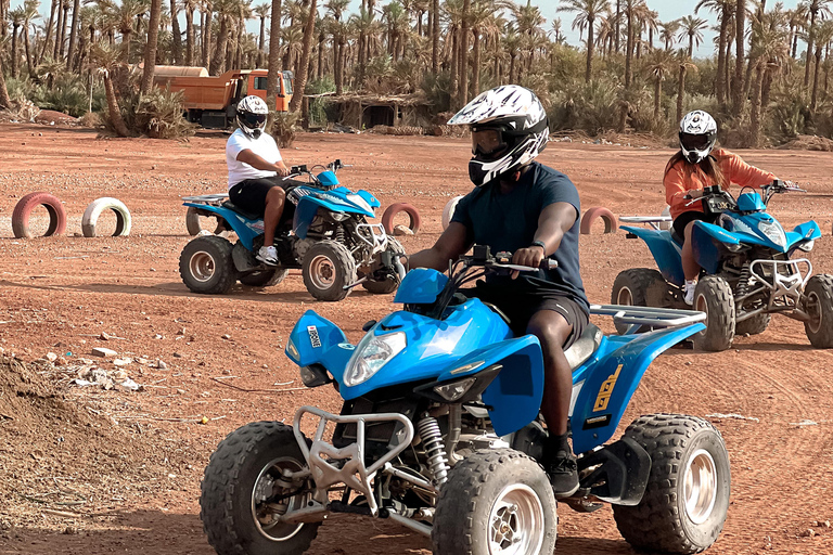 Från Marrakech: Palm Grove Quad Bike Tour med Mint Tea