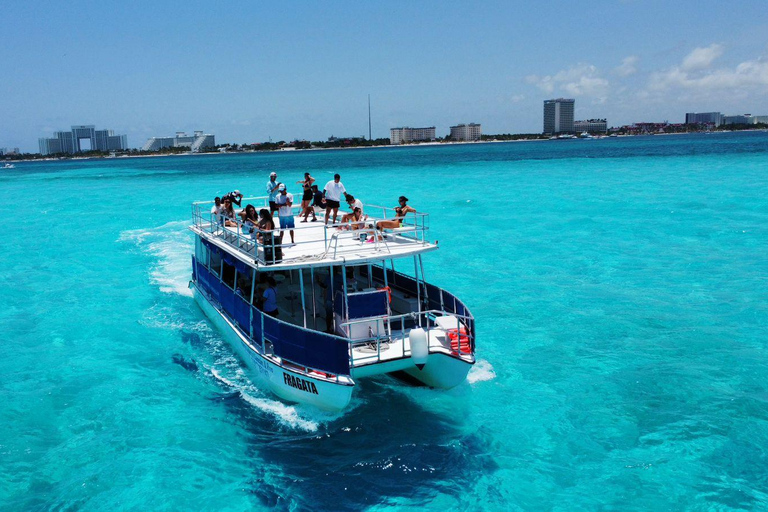 Isla Mujeres: From Cancún to Isla Mujeres, all Included Isla Mujeres: From Cancun by 2-level catamaran