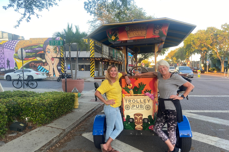 Private Trolley Pub w/ Bar+Mural Stops: up to 15ppl