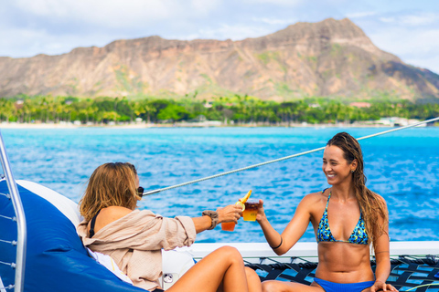 Honolulu: Katamaran-Kreuzfahrt mit GetränkWaikiki Aloha Hour Sail